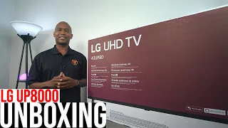 2021 LG UP8000 UHD 4K TV UNBOXING AND SETUP!