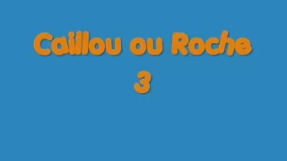 Caillou ou Roche 3