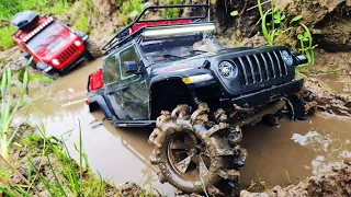 JEEP Gladiator on TRACTORS. Best off-road 3D printer wheels? ...RC OFFroad 4x4