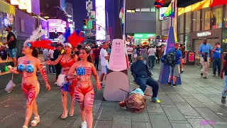 WALK Times Square NEW YORK City USA almost 2023 Travel vlog