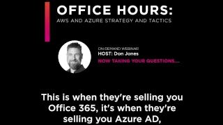 On-demand webinar teaser: AWS and Azure strategy and tactics