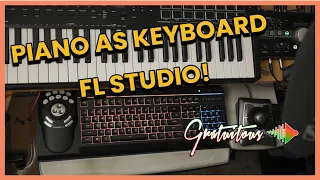 How to Use Computer Keyboard as Piano | FL Studio WITHOUT MIDI Keyboard