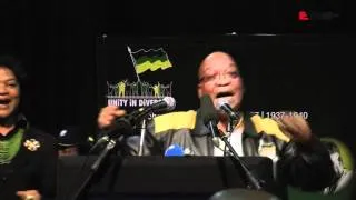 Zuma sings Umshini Wami at ANC Policy conference