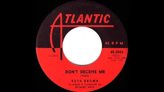 1960 Ruth Brown - Don’t Deceive Me
