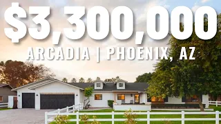 What YOU get for $3 MILLION DOLLARS+ in Phoenix AZ🌵 Phoenix Arizona Homes For Sale | Arcadia