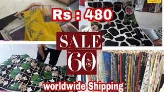 Flat 60% off Sana Safinaz Sale Unstitched & stitched- Worldwide Shipping- vlogs for all