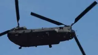 Chinook helicopter display at RAF Cosford 2013