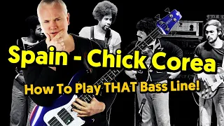 Spain (Chick Corea) - How To Play THAT Bass Part!