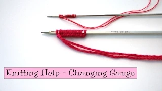 Math for Knitters - Changing Gauge in a Pattern