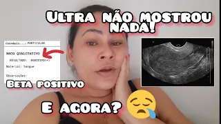 BETA HCG positivo! || Ultra não vi nada! || O que aconteceu? || Meu relato || Isa Vieira.