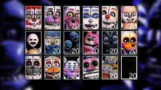 Full Roster in FNAF SL the Real Custom Night!