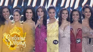 Binibining Pilipinas 2018: The winning answers of Binibining Pilipinas 2018 Queens