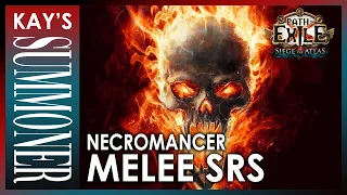 PoE 3.17 - Melee SRS Necromancer - Mapping/Bossing/Tanky - Siege of the Atlas - Archnemesis