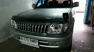 Toyota Land Cruiser Prado 90, Bi LED Dragon installation!