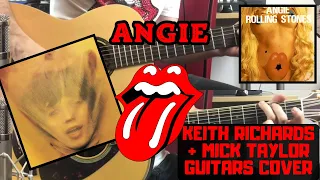 The Rolling Stones - Angie (Goats Head Soup) Keith Richards + Mick Taylor Guitars Cover