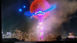 Augmented Reality (AR) Fireworks at the Seattle Space Needle