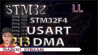 Программирование МК STM32. Урок 213. LL. STM32F4. USART. DMA