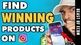 Finding 1000/Day WINNING Dropshipping Products On INSTAGRAM - (Shopify Dropshipping)