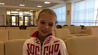 Alexandra Trusova First Interview