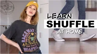 Learn SHUFFLE At Home 2: T-step Tutorial For Beginners