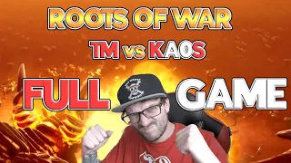 TM vs KA0S FULL Roots of War Gameplay! INSANE BEHEMOTHS & Open Field Fighting! LARGEST CRITS EVER!