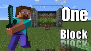 Minecraft |One block (Sugar cane farm )