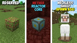 35 Items ONLY FOUND in Minecraft Bedrock Edition (Excluding Education Edition)