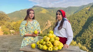 Taste of Tradition: Village Girls Help Grandma Cook Quince Jam & Fresh Bread