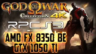 GOD OF WAR COLLECTION 4K - RPCS3 - GTX 1050 Ti + AMD FX 8350 - TESTE