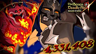 LVL 90 BLUE SLATER IS TOO STRONG FOR RED DEMON! | Seven Deadly Sins: Grand Cross