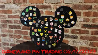 Disneyland California Adventure Pin Trading with Boards Cast Members and People