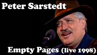 Peter Sarstedt - Empty Pages (live 1998)