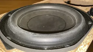 Another LG subwoofer bass test and inside view.