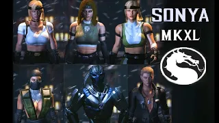 Mortal Kombat XL ALL SONYA MKXL Costume Skin PC MOD MK3 MK4 MKX