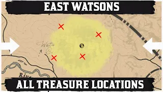 ALL East Watsons Treasure Map Location