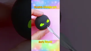 DIY / tutorial how to make PLAGG KWAMI MIRACULOUS LADYBUG fan art clay #SHORTS ❤️ ISA'S WORLD  ❤️