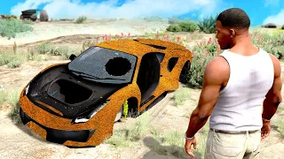 🔴 אתם לא תאמינו למה שמצאתי באמצע המדבר ב GTA V! (פרארי נטושה ב $10,000,000 ב GTA V!)