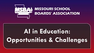 AI in Education Webinar: Opportunities & Challenges