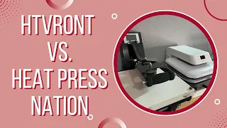 HTVRont vs. Heat Press Nation Heat Press #htvront #heatpress #autopress #crafter