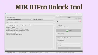 MTK DTPro Unlock Tool Full Functions For Windows