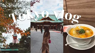 Tokyo vlog | Michelin star ramen, autumn in Japan, Roppongi illuminations, Tsukiji sushi, Akihabara