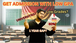 Study in Germany with LOW GPA I Master's in Germany I Germany Telugu vlogs I Grades required Iతెలుగు
