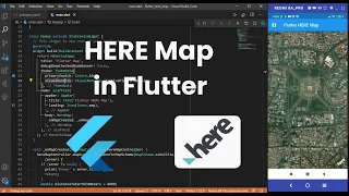 Flutter Show Map - HERE Map