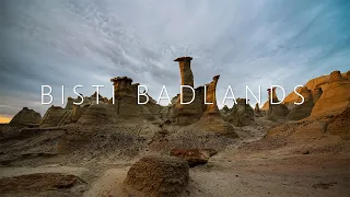 BISTI BADLANDS Wilderness Area, New Mexico. 4k UHD Time-lapse