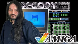 Amiga 500 Tutorial How To Copy Floppy Disks with X - Copy