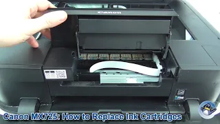 Canon Pixma MX725: How to Change/Replace Ink Cartridges