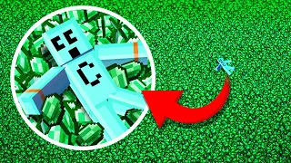 Minecraft but I Have 1 BILLION Emeralds