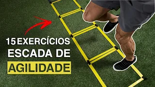 15 MELHORES EXERCÍCIOS COM ESCADA DE AGILIDADE FUNCIONAL