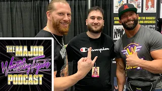 Meeting MATT CARDONA & BRIAN MYERS Major Wrestling Figure Podcast NYCC NY Comic Con Signed FUNKO WWE