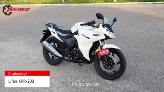 Lifan KPR-200 sport modeliga BIKELAND.UZ dan videoobzor